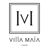 Logo Villa Maia - tablier sur mesure Lyon